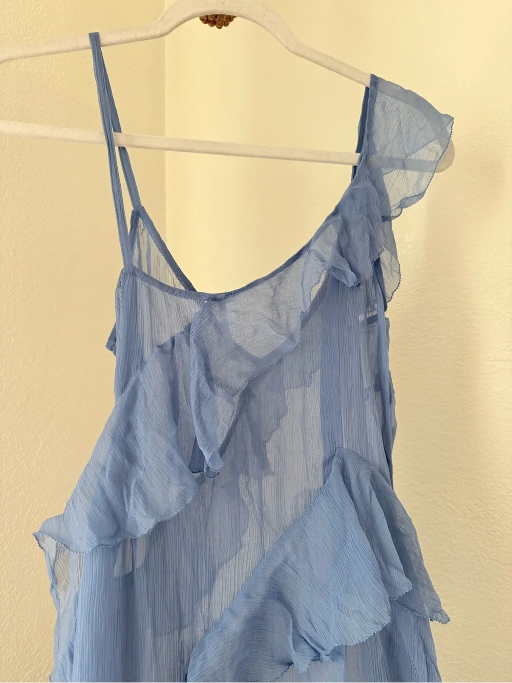 Free People Alicia Frill Maxi Top
